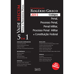 Livro - Vade Mecum Penal e Processual Penal - 5 em 1