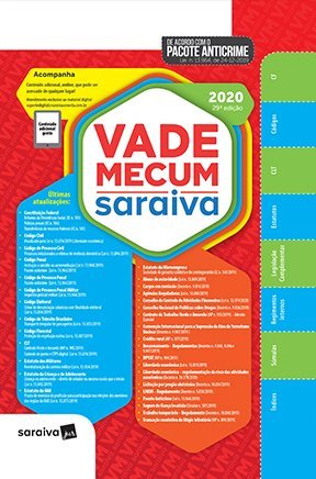 Livro - Vade Mecum Saraiva 2020 - Tradicional - 29ª Edição