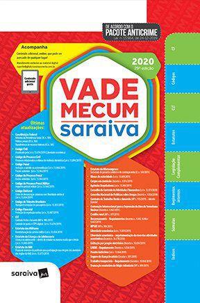 Livro - Vade Mecum Saraiva 2020 - Tradicional - 29ª Edição