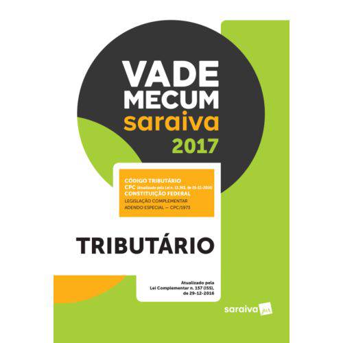 Livro - Vade Mecum Saraiva 2017 - Tributário