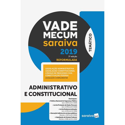 Livro - Vade Mecum Saraiva 2019