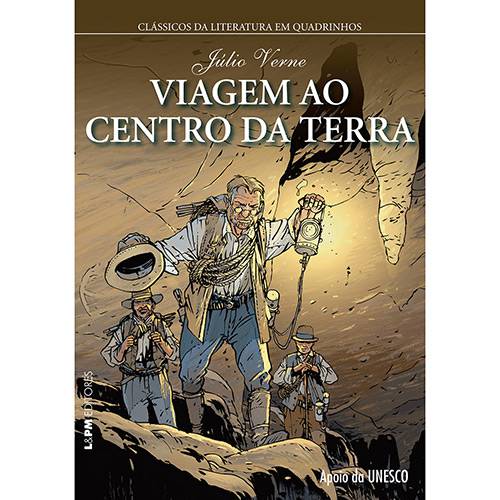 Livro - Viagem ao Centro da Terra - Coleção Clássicos da Literatura em Quadrinhos