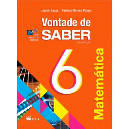 Livro - Vontade de Saber 6: Matemática