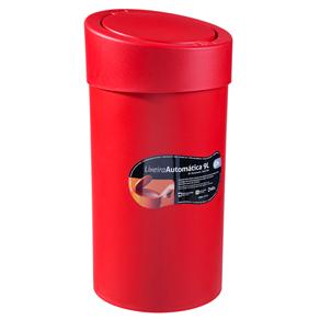 Lixeira Coza Automática 10909 em Polipropileno - 9 L - Vermelho