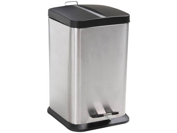 Lixeira Inox com Pedal com Tampa 12L - Mor Jaspe 8233