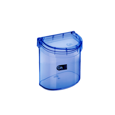 Lixeira para Pia 2,7 L Glass 20,3 X 14,6 X 21,3 Cm Azul Coza