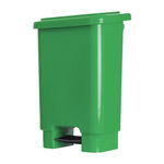 Lixeira Plastica 100L com Pedal Verde