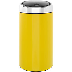 Tudo sobre 'Lixeira Touch Bin Amarela 45L Brabantia'