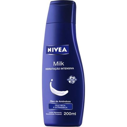 Loção Corporal Hidratante Nivea Milk Pele Extra Seca 200ml