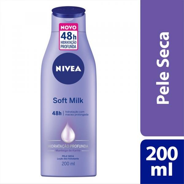 Loção Hidratante Nivea Soft Milk 200ml
