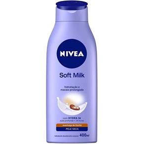 Loção Hidratante Nivea Soft Milk 400Ml