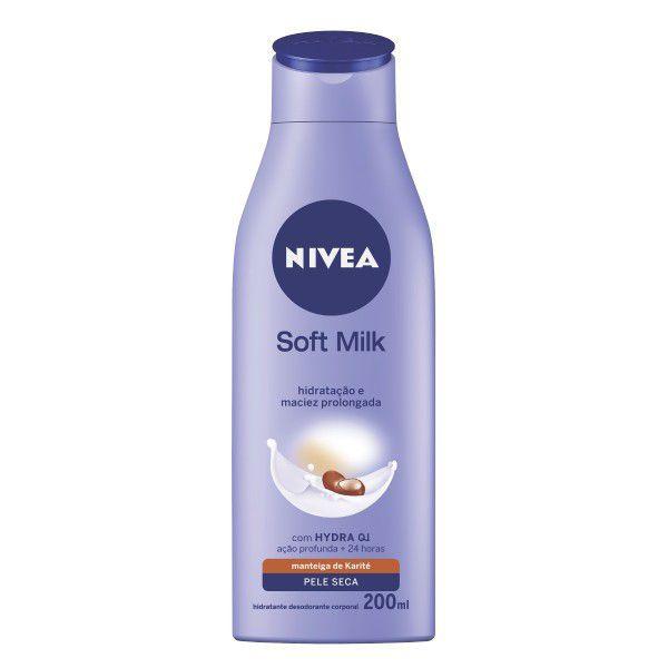 Locao Hidratante Soft Milk Nivea 200ml