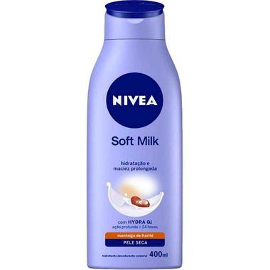 Loção Hidratante Soft Milk Nivea 400ml