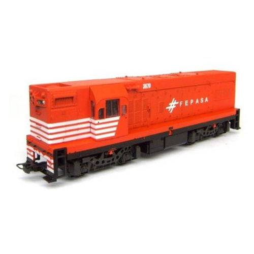 Locomotiva G12 Fepasa - Vermelha - Ho Frateschi 3002