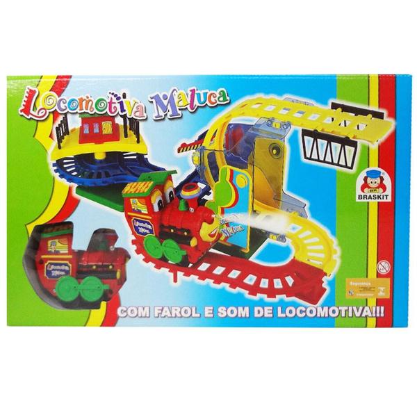 Locomotiva Maluca Trenzinho Infantil 560-4 Braskit