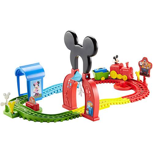 Tudo sobre 'Locomotiva Mickey Mouse Club House Mickey Trem DNP49 - Mattel'