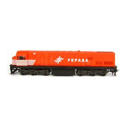 Locomotiva U20-C Fepasa - Vermelha - Ho Frateschi 3006