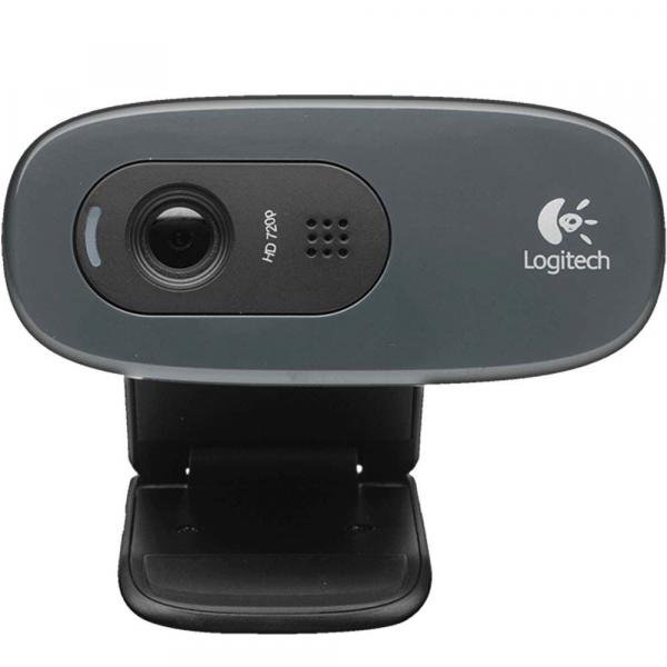 Logitech C270 Webcam Hd 720p Usb Cinza