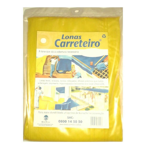 Lona Carreteiro Impermeabilizante, Amarela 4x3m Itap