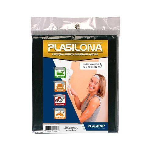 Lona de Polietileno 5 X 4 M - Plasilona - Plasitap