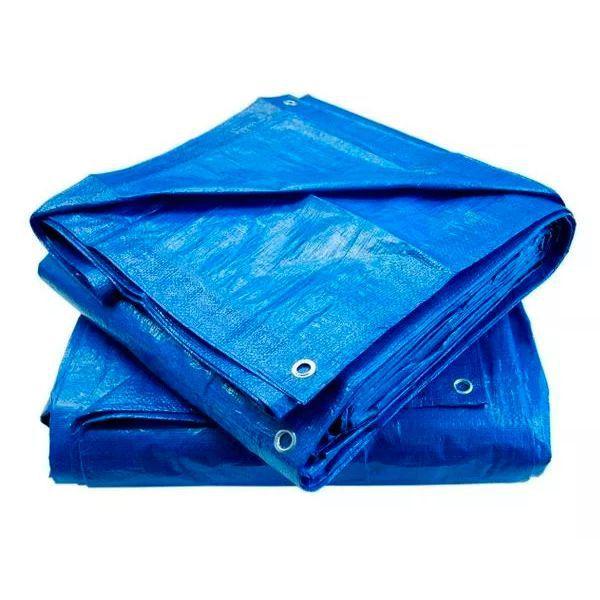 Lona Plástica Carreteiro 5x3 com Ilhóis 105 Gramas Azul - Itap