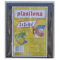 Lona Plástica Plasilona 3x2m Preta