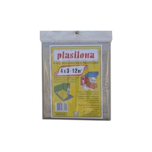 Lona Plástica Transparente 4x3m Plasilona