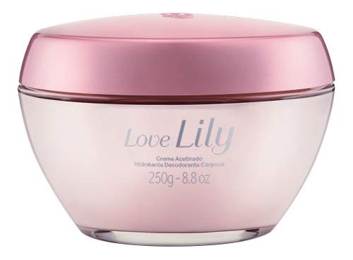Love Lily Creme Acetinado Hidratante Desodorante Corporal, 250g
