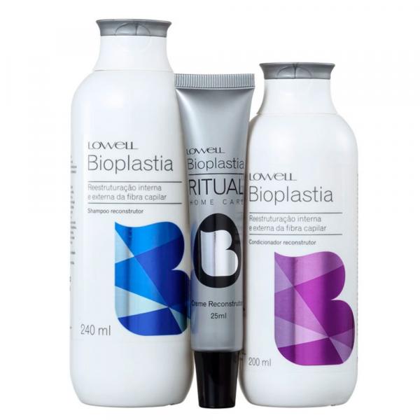 Lowell Bioplastia Kit - Shampoo + Condicionador + Creme