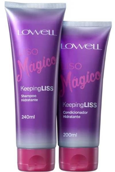 Lowell Keeping Liss Liso Mágico Kit Shampoo e Condicionador Hidratante