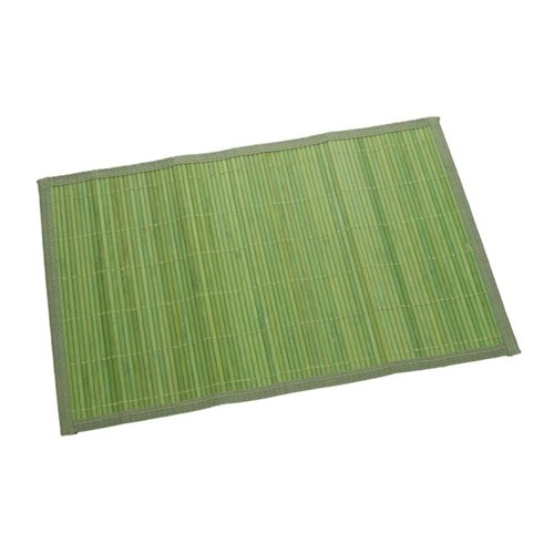 Lugar Americano Fibra Natural 1 Peça Bamboo Colors Isadora Design - Caixa com 3 Unidade - Verde
