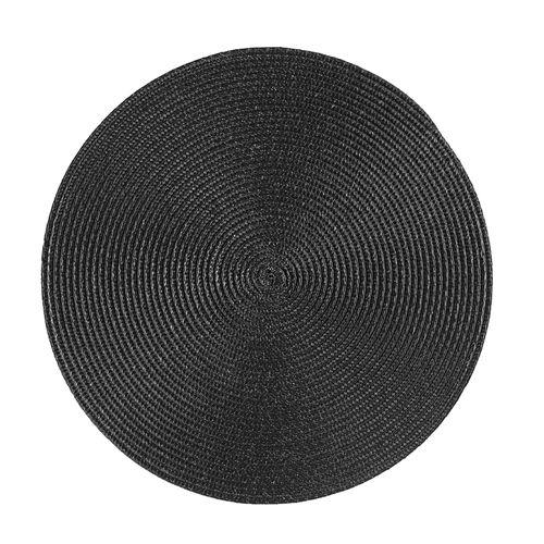 Lugar Americano Today Circle - Home Design - Redondo Diâmetro 38cm - Preto - Corttex