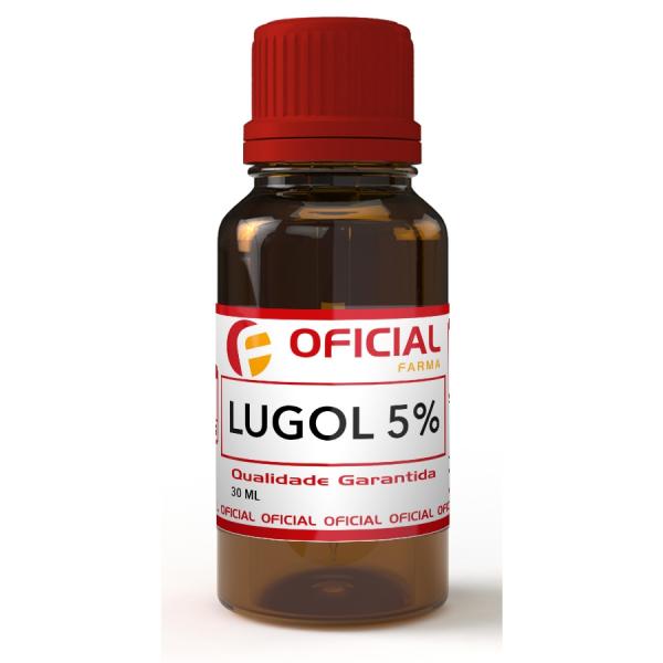 Lugol 5 Iodo Inorgânico 30 Ml - Oficialfarma S