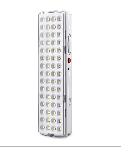 Luminaria 60 LEDs Emergência Recarregavel Bivolt