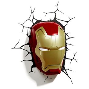 Luminária 3D Homem de Ferro - Marvel.