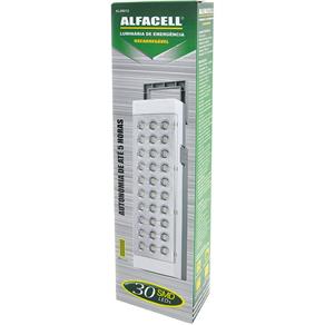 Luminária de Emergência com 30 Leds AL08012 Alfacell