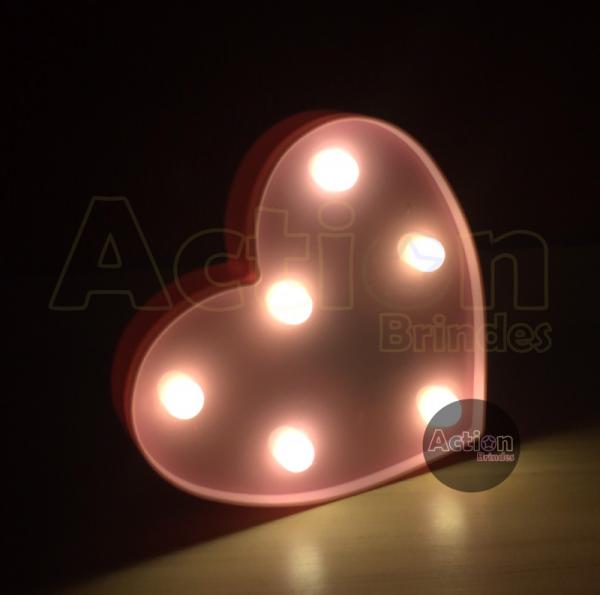 Luminária de Led Decorativa Mini Coração - Mm