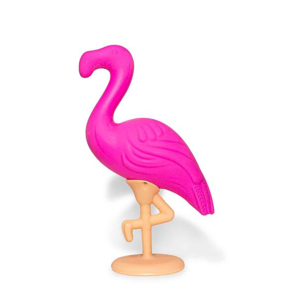 Luminária de Mesa Bivolt Flamingo Rosa - Casa Basika