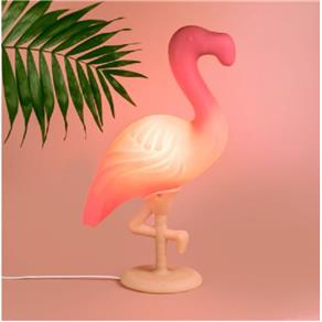 Luminária de Mesa Flamingo Rosa