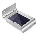 Luminária de Parede Solar 16 Leds C/ Sensor de Presença