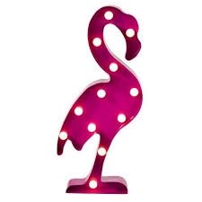 Luminaria Led Flamingo Cisne Decorativa 3d Abajur para Mesa ou Parede
