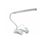Luminária LED Flexível De Mesa Leitura Com Clip E Cabo USB