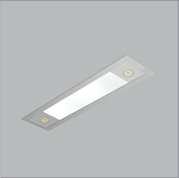 Luminaria Plafon Embutir Retangular Ruler 3720-150f Usina - Usina Design