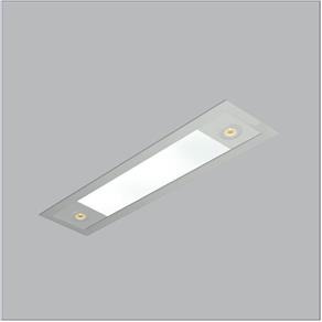 Luminaria Plafon Embutir Retangular Ruler 3716-90f Usina