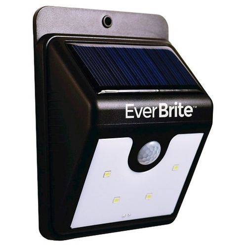 Luminaria Sensor Anunciador de Presença com Placa Solar para Ambientes Externos