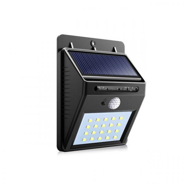 Luminária Solar para Parede com Sensor de Presença - Kit Led