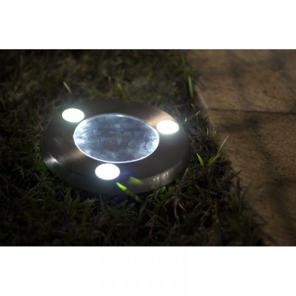 Luminária Solar Uplight Inox - 16470 - Ecoforce