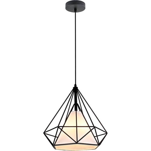 Lustre Luminaria Pendente Aramado Diamante