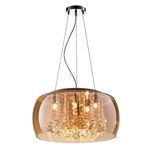 Lustre Pendente de Cristal Orginal K9 Attractive 40 Âmbar - Startec