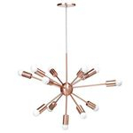 Lustre Pendente Moderno Sputnik Cobre